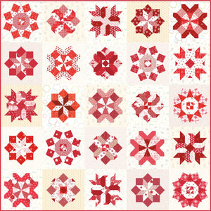 Ruby Rose Quilt Pattern