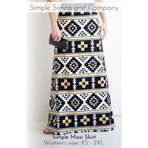 Simple Maxi Skirt Pattern