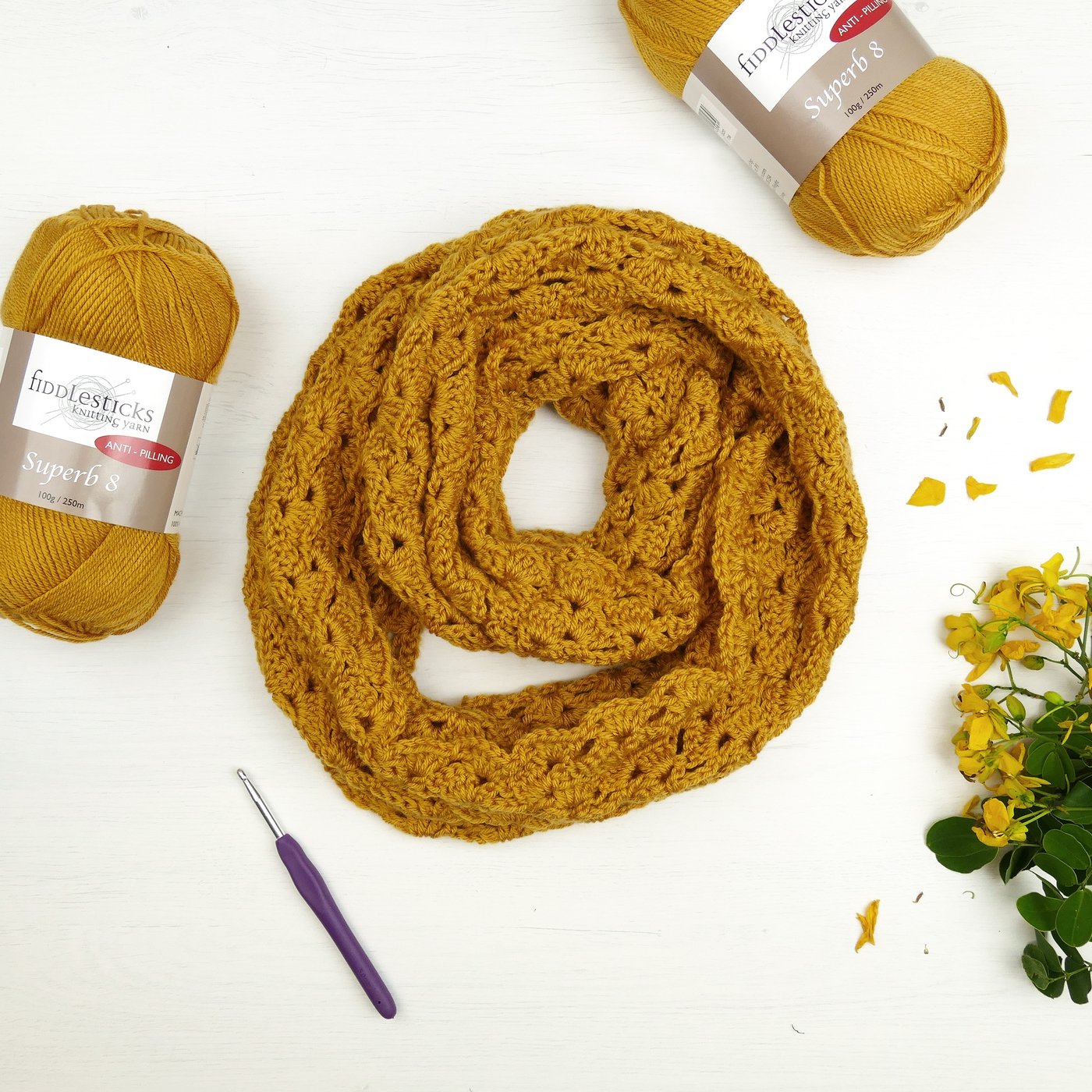 Drunken Granny Cowl Pattern PDF Download