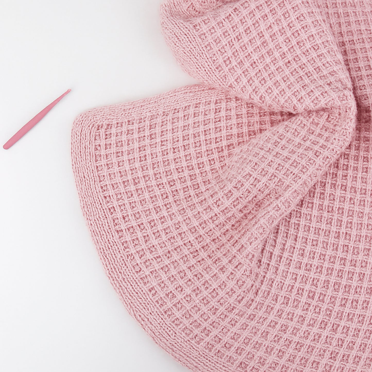 Crochet Waffle Stitch Blanket Kit