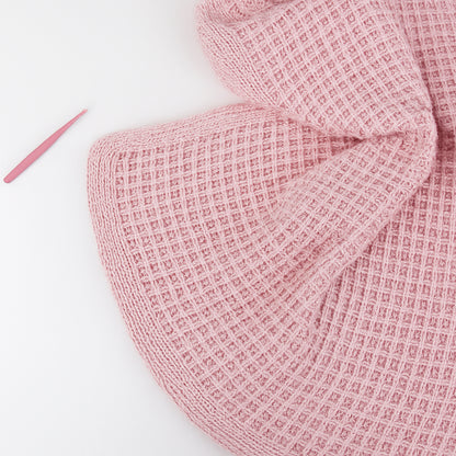 Crochet Waffle Stitch Blanket Kit