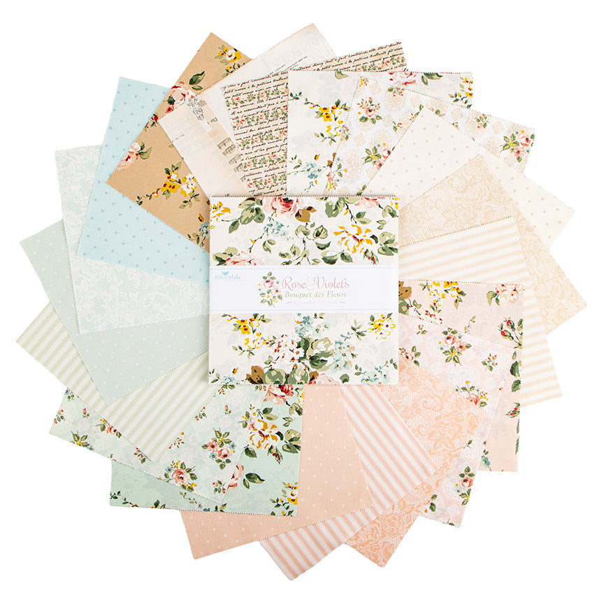 Rose & Violet's Bouquet Des Fleurs 10" Stacker