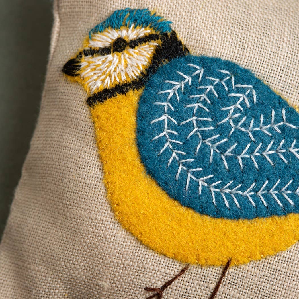 Linen Lavender Bags Embroidery Kit | Spring Garden