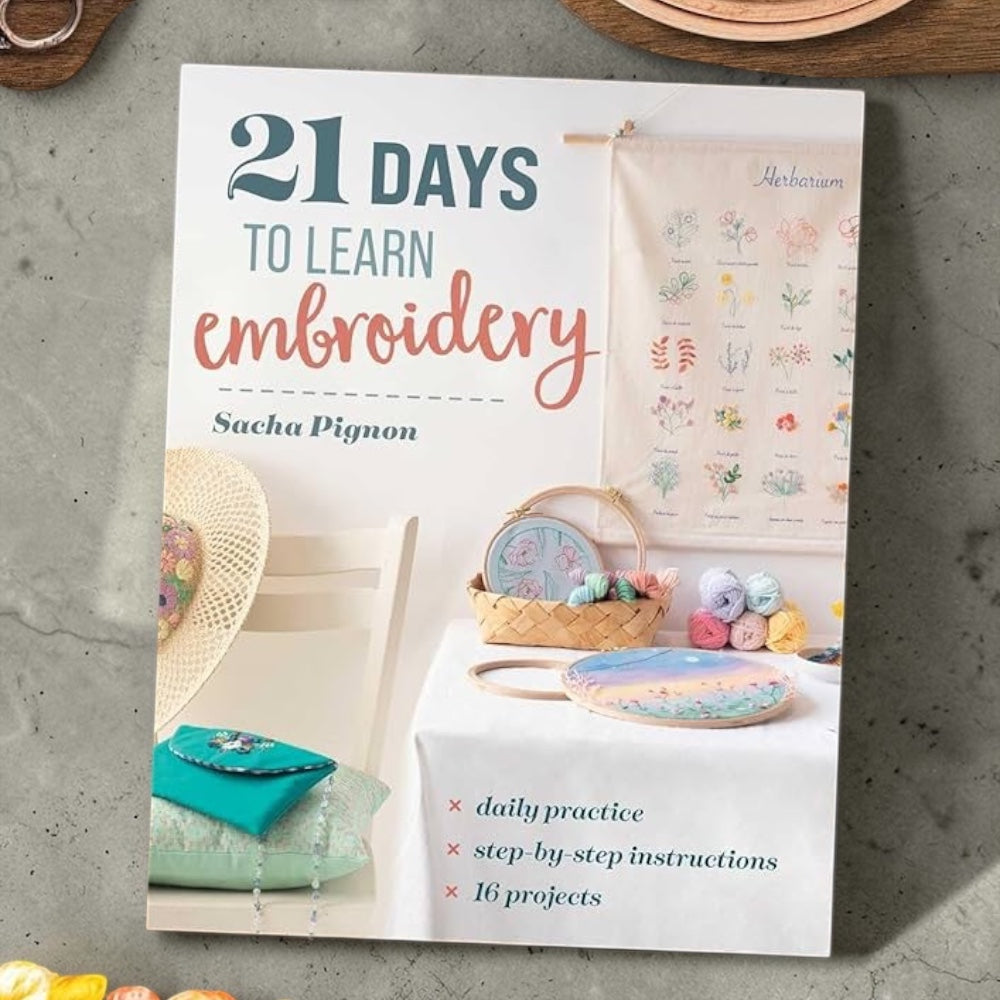21 Days to Learn Embroidery Book *PRE-ORDER*