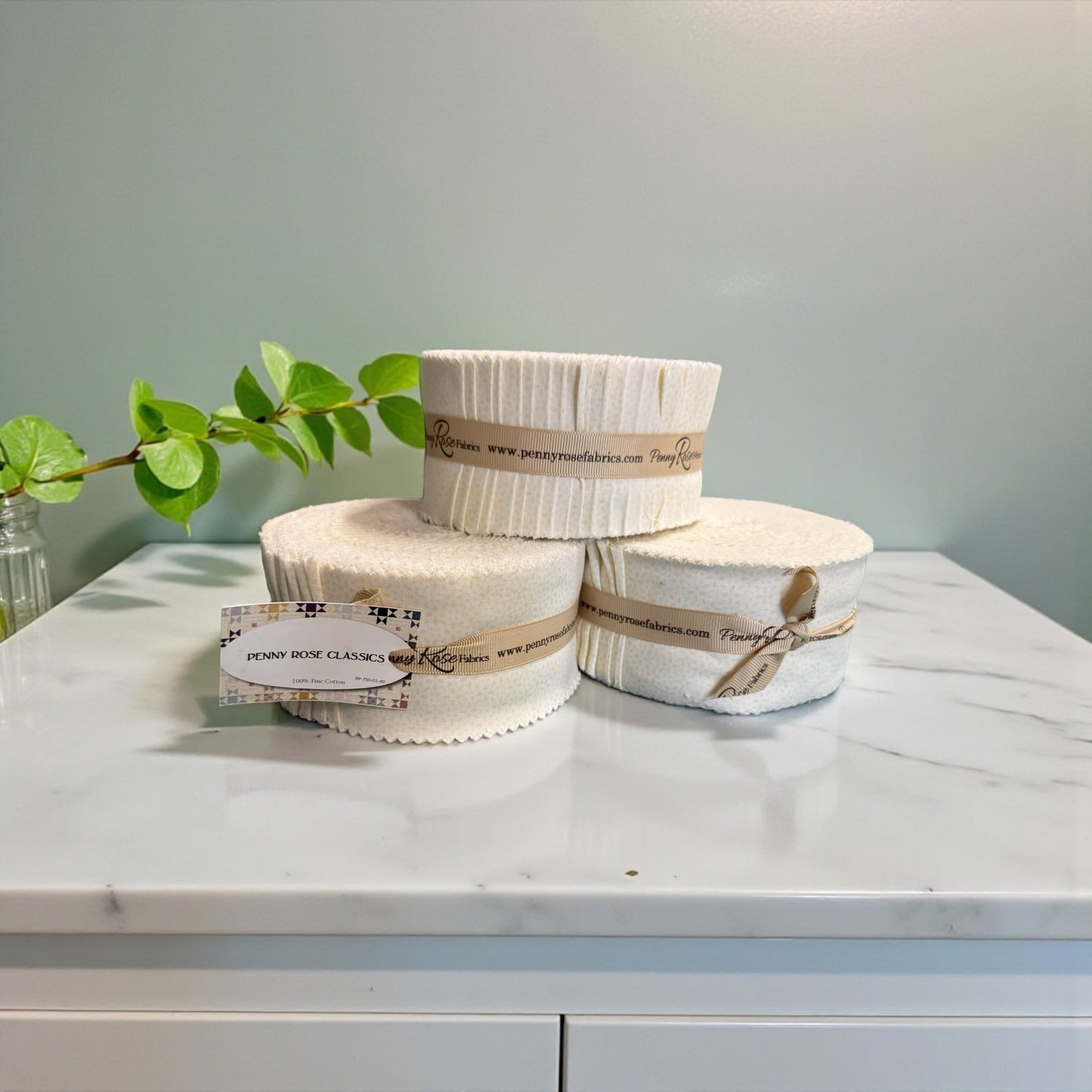 Cream Daisy 2.5" Rolie Polie