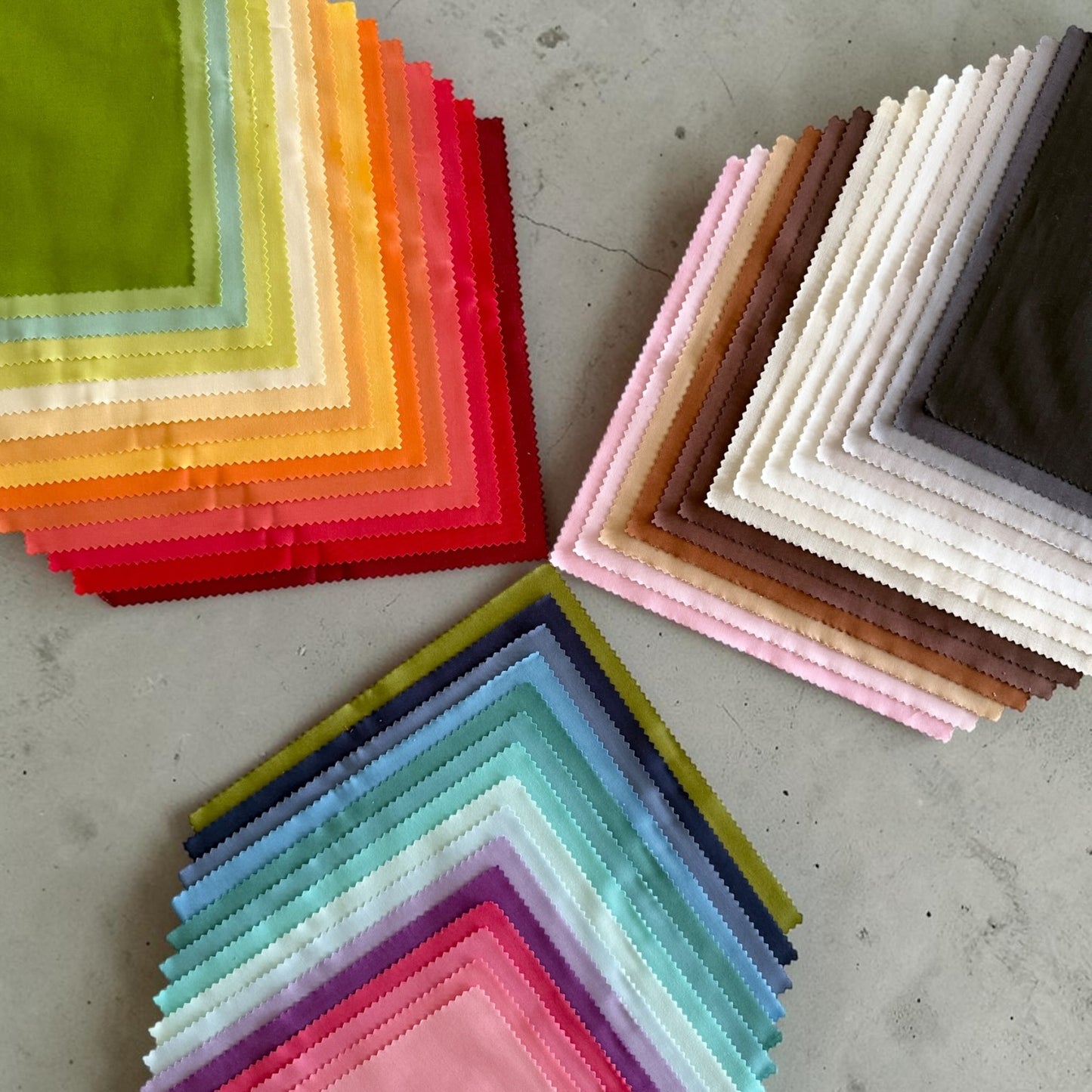 Cotton Solids 10" Stacker 45pc