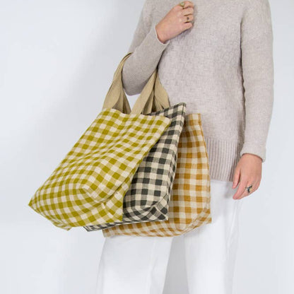 Gingham Tote Bag | Various Colours