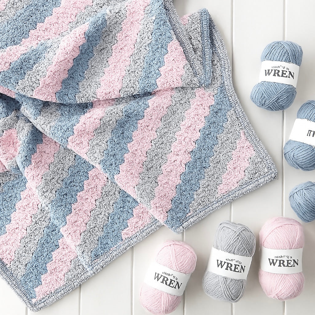 Corner to Corner Crochet Blanket Kit