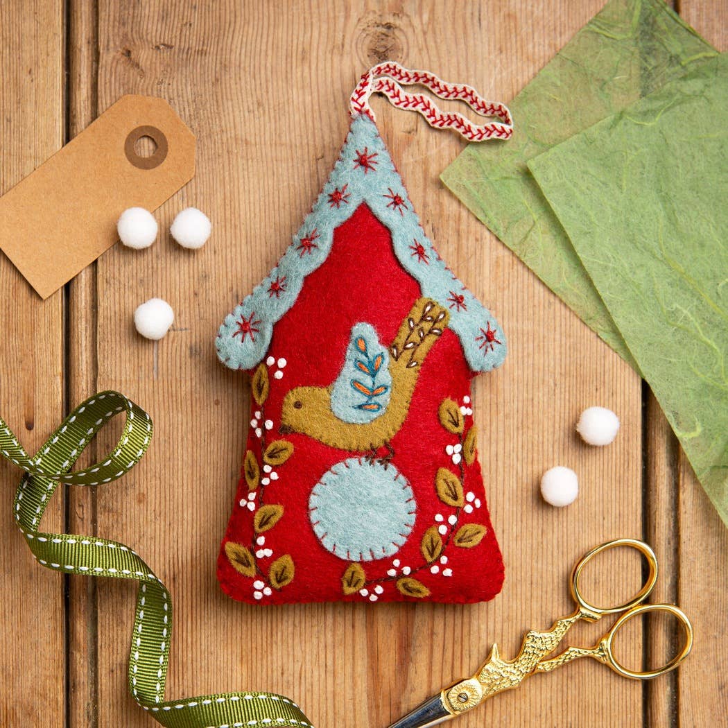 Folk Birdhouse Felt Craft Kit *PRE-ORDER*