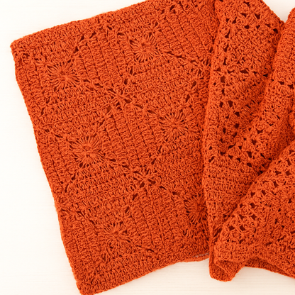 Lattice Blanket Crochet Kit