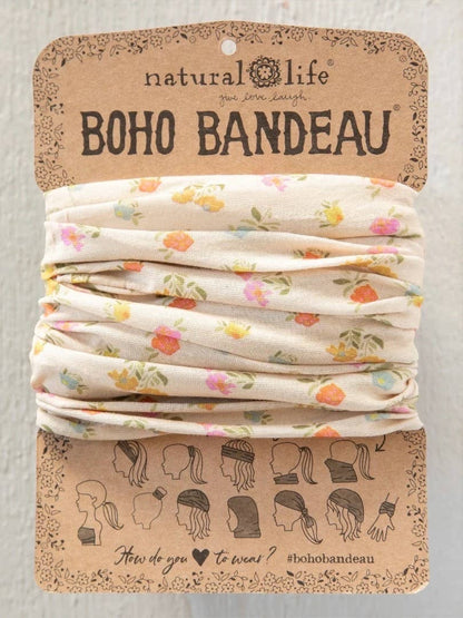 Boho Bandeau | Ditsy Floral Pastel Cream