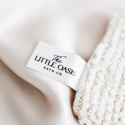 The Little Oasis Bath Co. | Exfoliating Linen Mitt