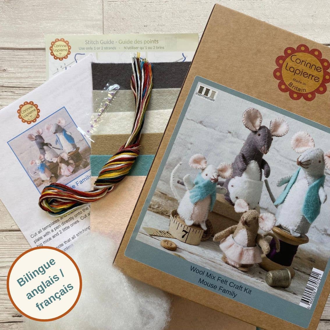 Mouse Family Felt Craft Kit *PREORDER*