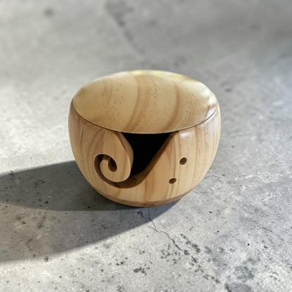 Handcrafted Wooden Yarn Storage Bowl