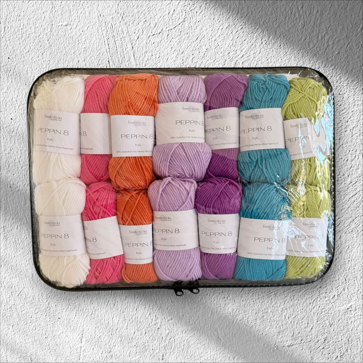 Watermelon Sugar Merino Wool Yarn Set