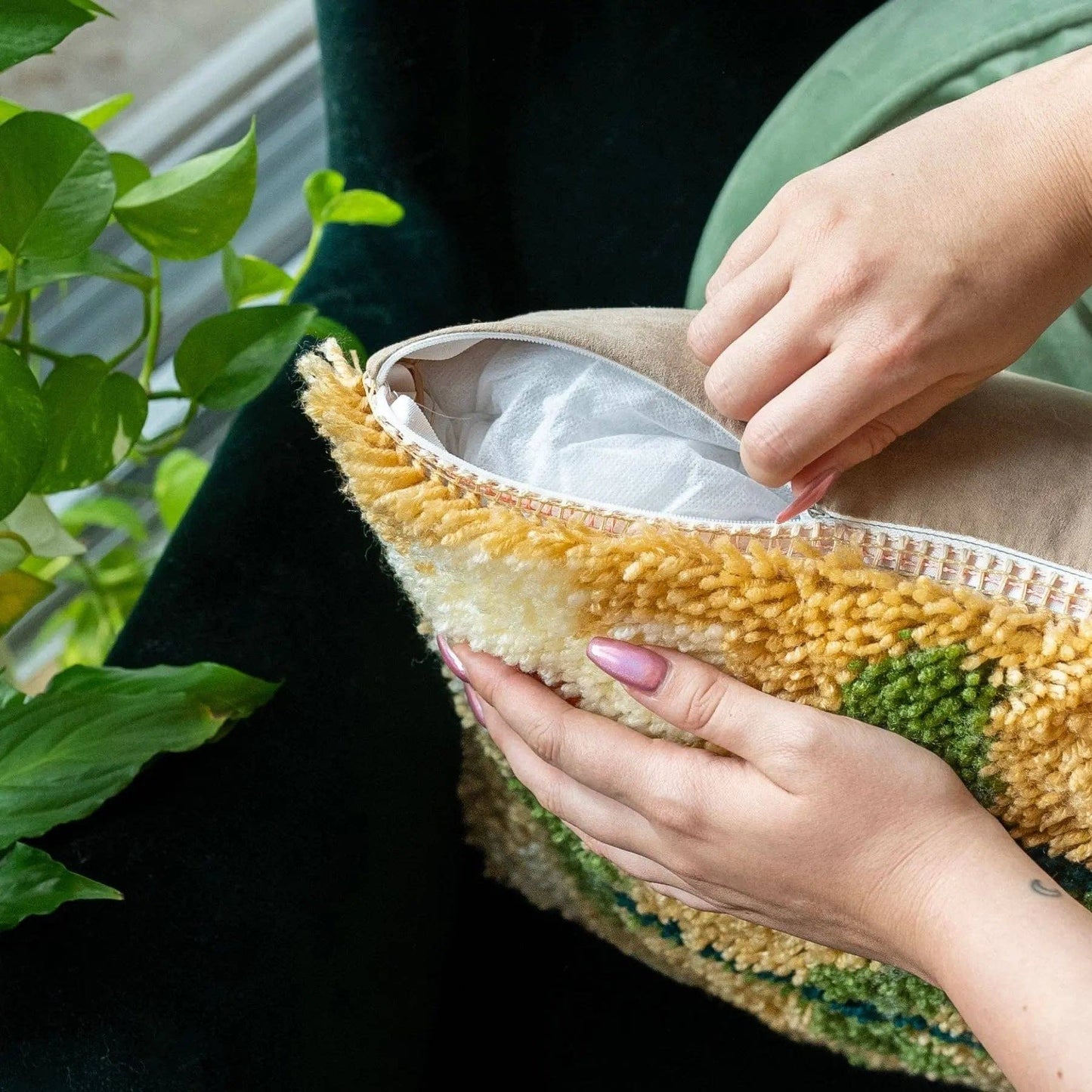 Pick of the Punch | Earthy | Latch Hook Cushion Kit