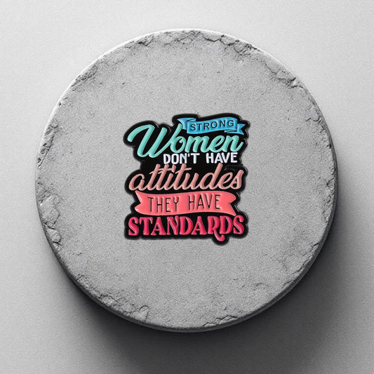 Strong Women Enamel Pin