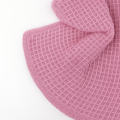 Crochet Waffle Stitch Blanket Kit