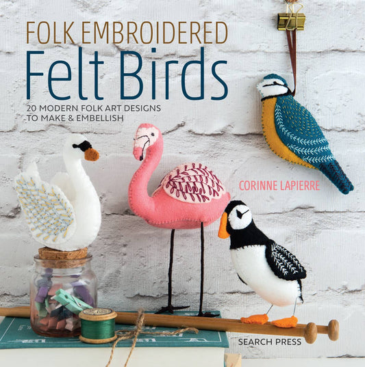 Embroidered Birds Book & Felt Bundle *PRE-ORDER*