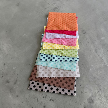 Small Tone on Tone Dots 5" Stacker