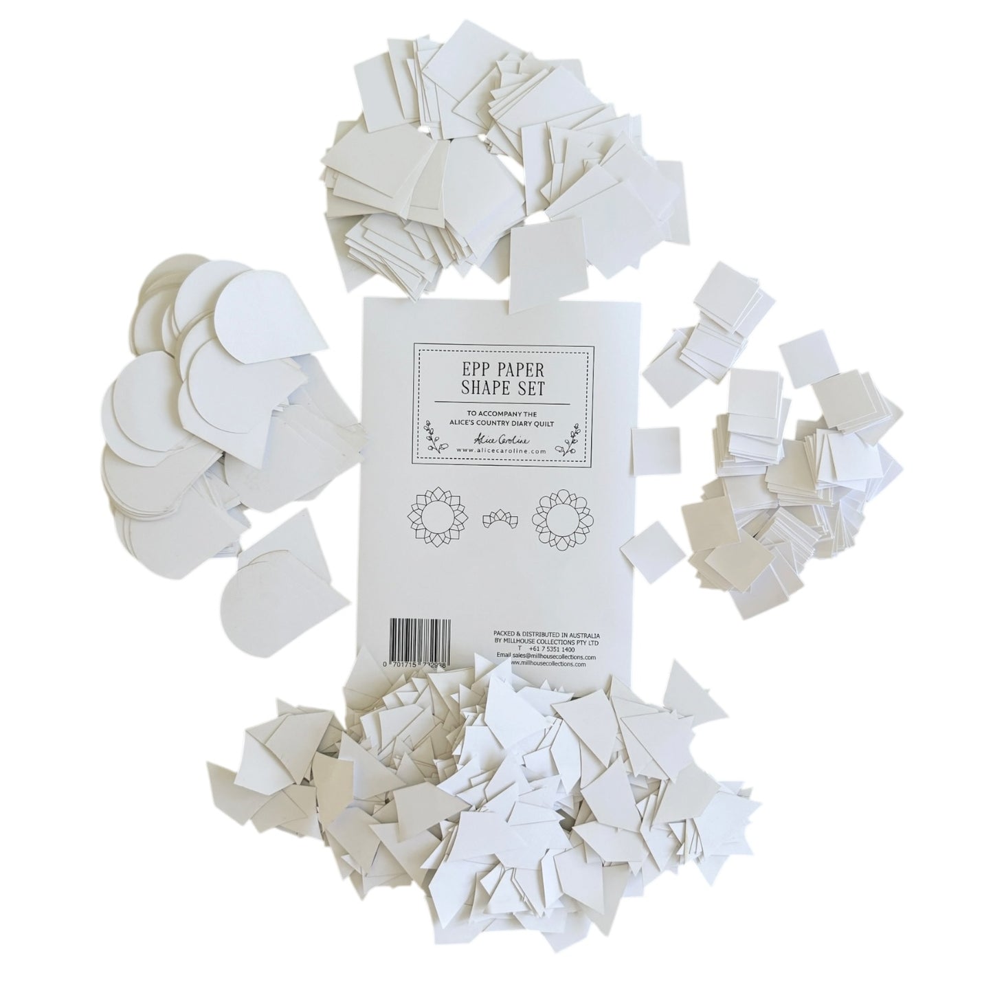 Papierlaternen-Papier- und Vorlagenpaket