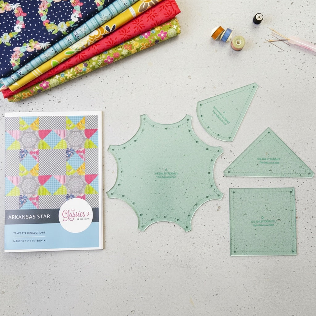 Arkansas Star Block Classics-Vorlagenset