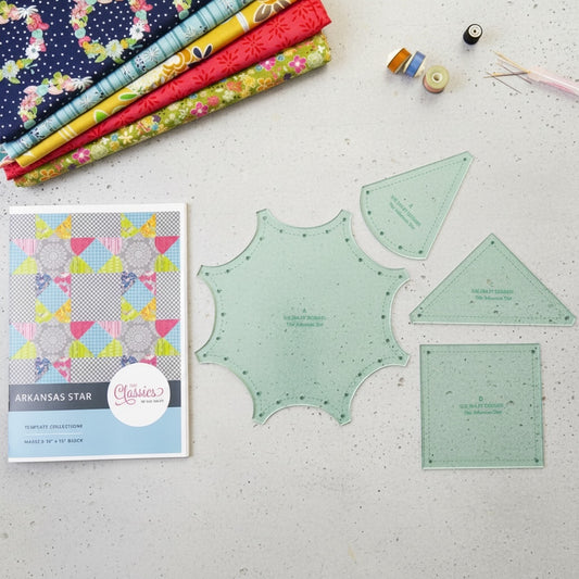 Arkansas Star Block Classics-Vorlagenset
