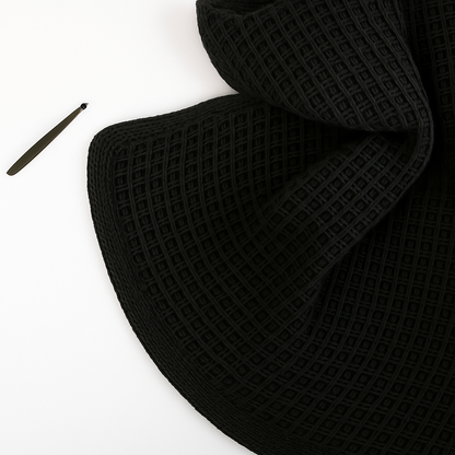 Crochet Waffle Stitch Blanket Kit