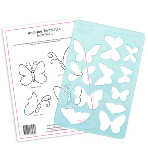 Applique Butterflies Template Sheet