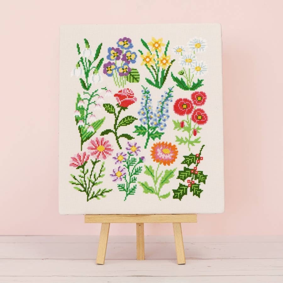 Birthday Botanicals | Cross Stitch Kit *PRE-ORDER*