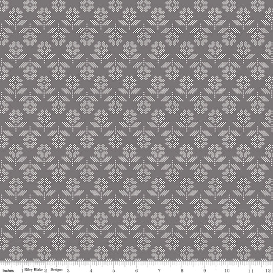 Stitch Flower Steel 9m Bolt