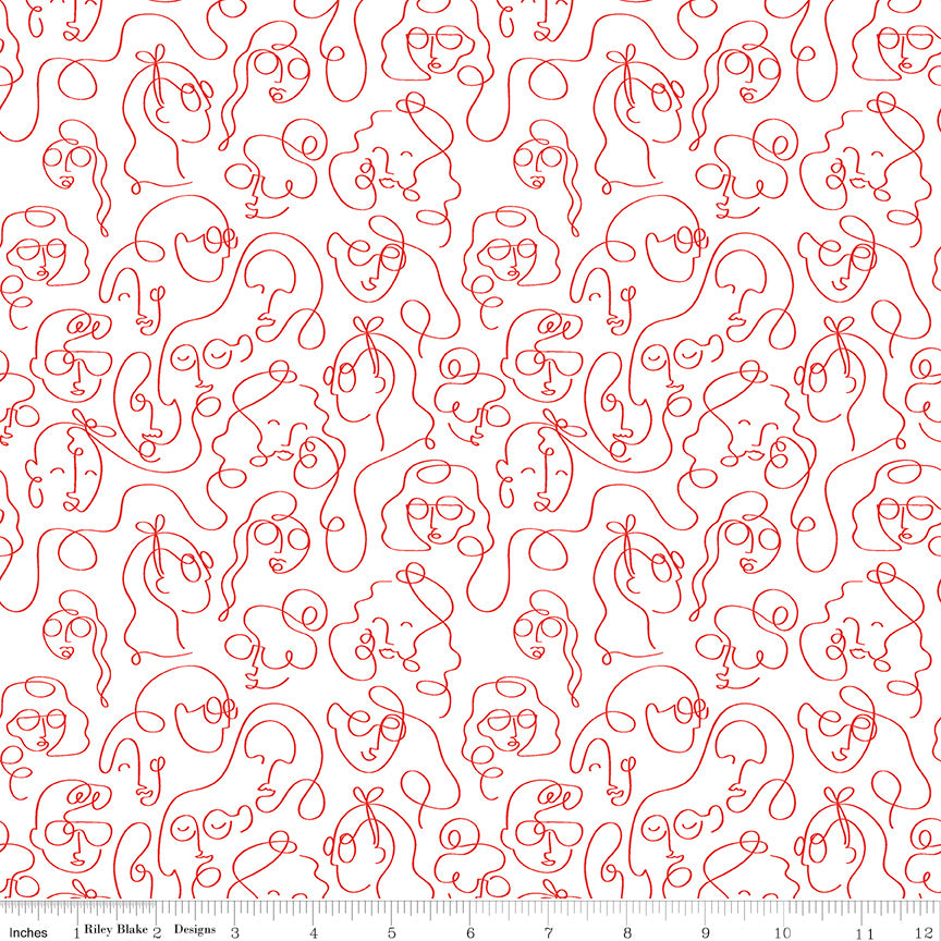 Red Hot Faces White 9m Bolt