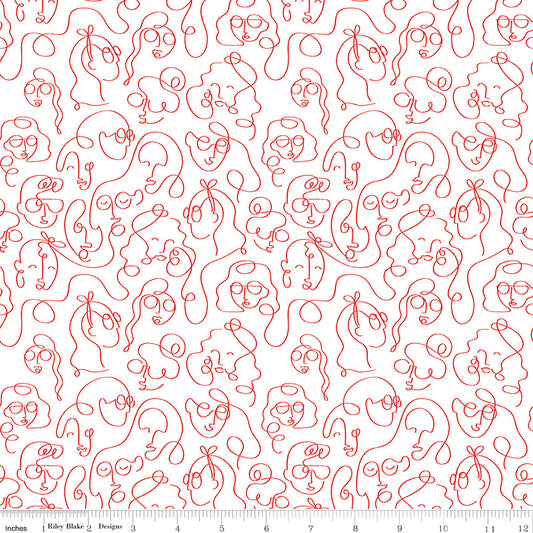 Red Hot Faces White 9m Bolt