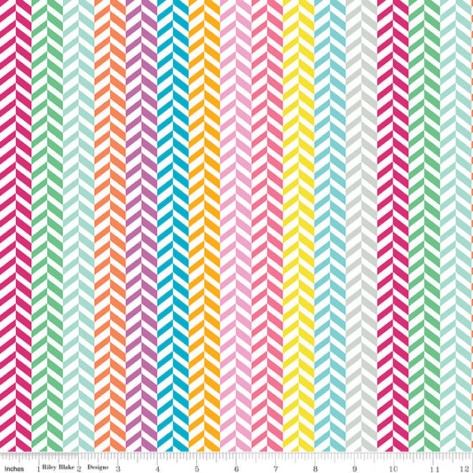 Effervescence Herringbone Multi 9m Bolt