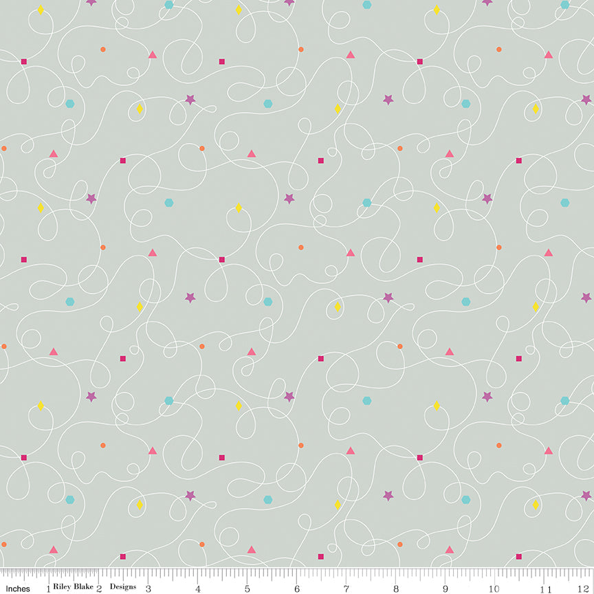 Effervescence Squiggles Gray