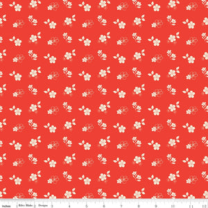 Feed My Soul Tossed Floral Red