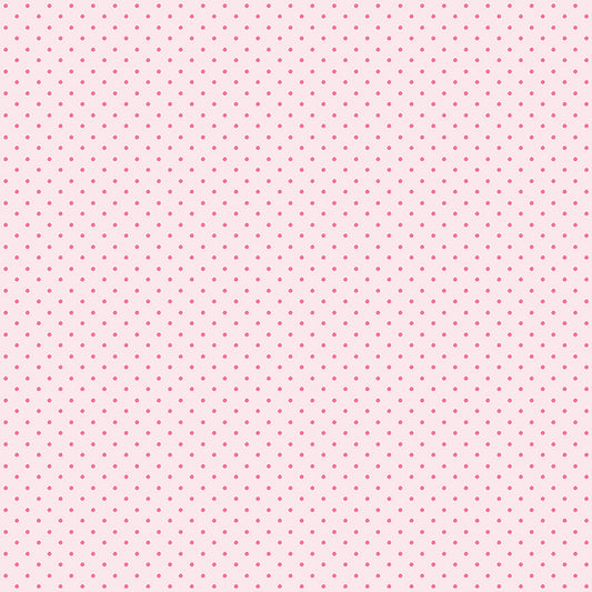 Picnic Florals Dots Carnation