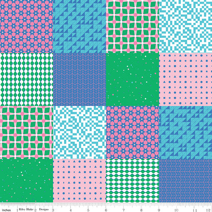 Celebrate Patchwork Blue