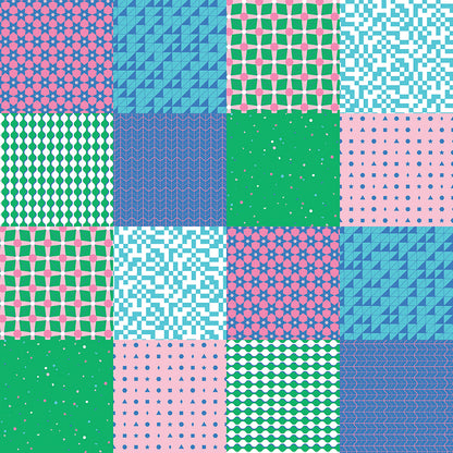 Celebrate Patchwork Blue