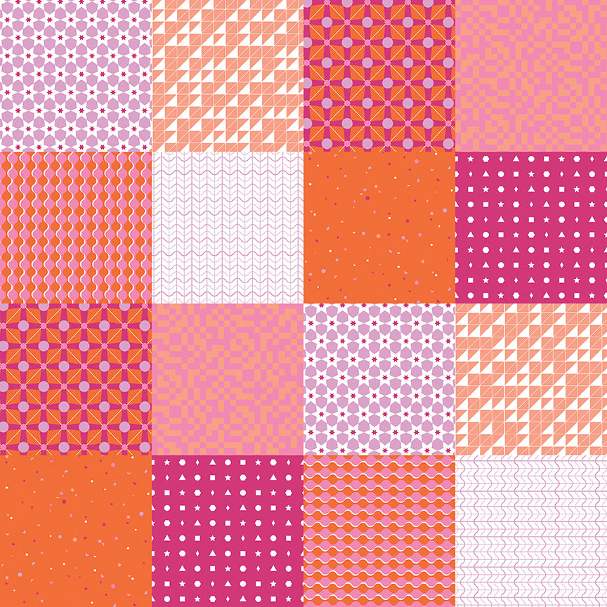 Celebrate Patchwork Magenta