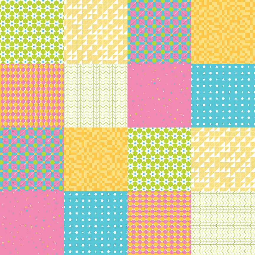 Celebrate Patchwork Yellow