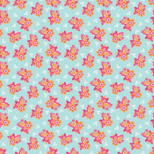 Flourish Bouquet Aqua