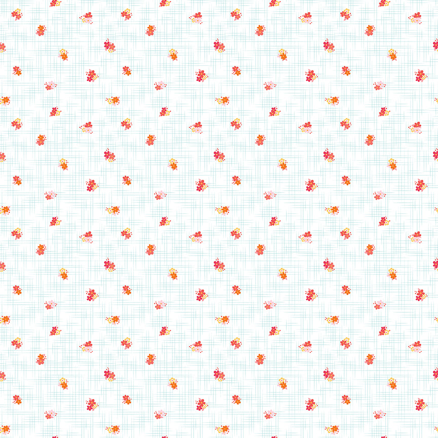 Flourish Ditsy Aqua