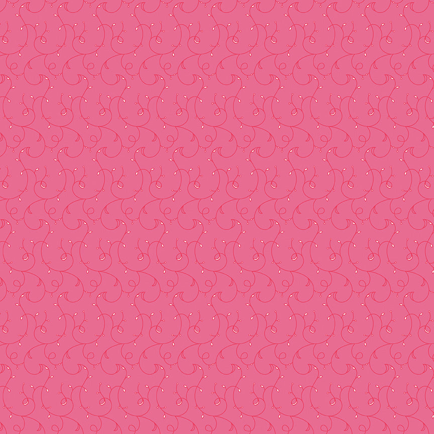 Flourish Vines Hot Pink
