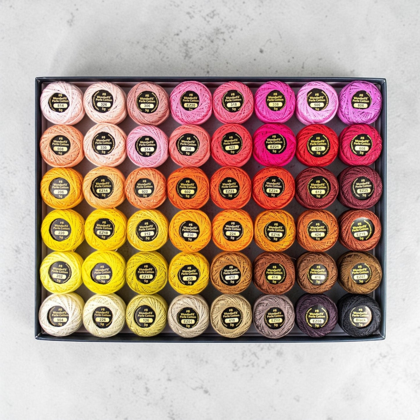 Wonderfil Eleganza #8 Perle Cotton Thread Collector Set *PRE-ORDER*