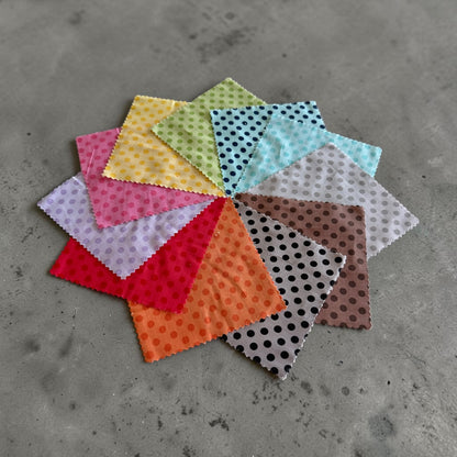 Small Tone on Tone Dots 5" Stacker