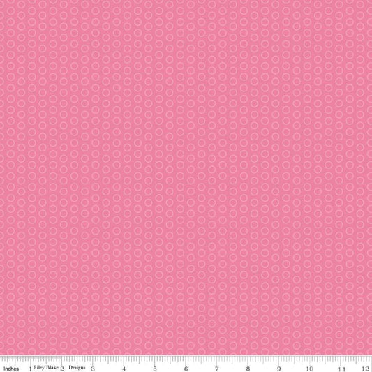 Circle Dot Hot Pink 9m Bolt