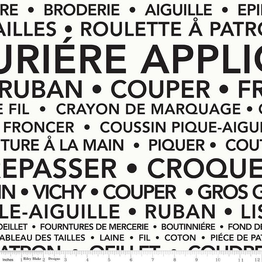 Couturiere French Cream 9m Bolt