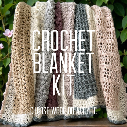 Mix & Match Crochet Blanket Kit