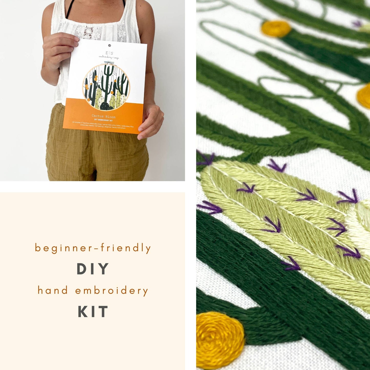 Cactus Bloom | Embroidery Kit